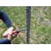 2 x 5ft Galvanized Steel Studded T-Post Metal Fence Post Stake